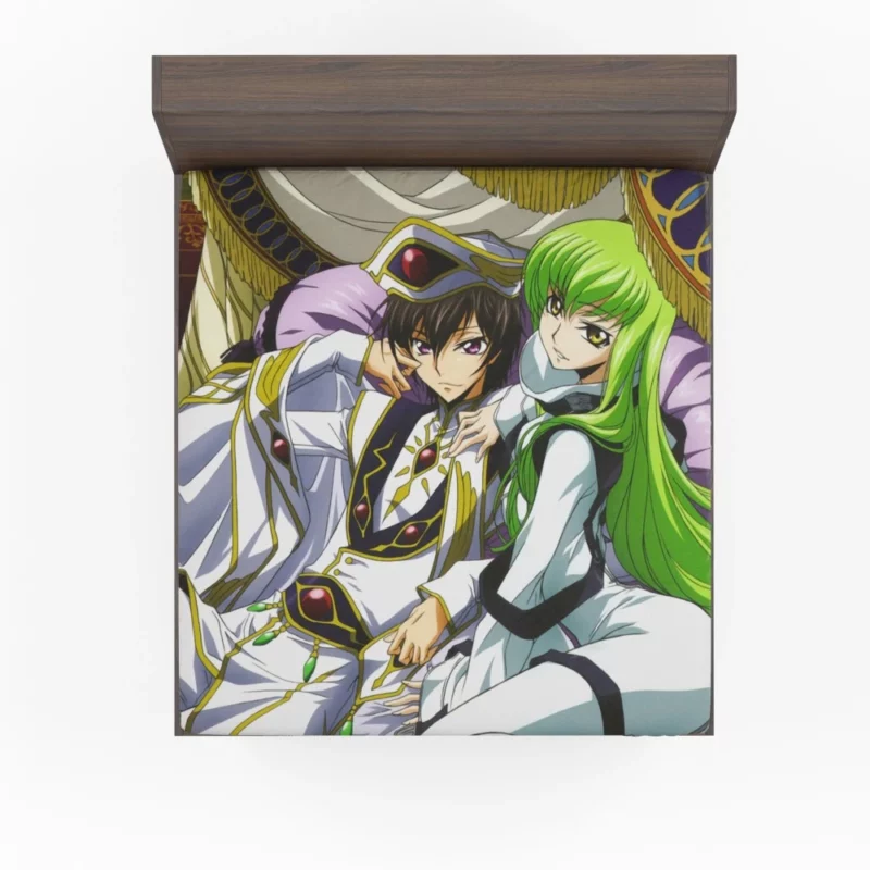 C.C. Lelouch & Suzaku Anime Fitted Sheet