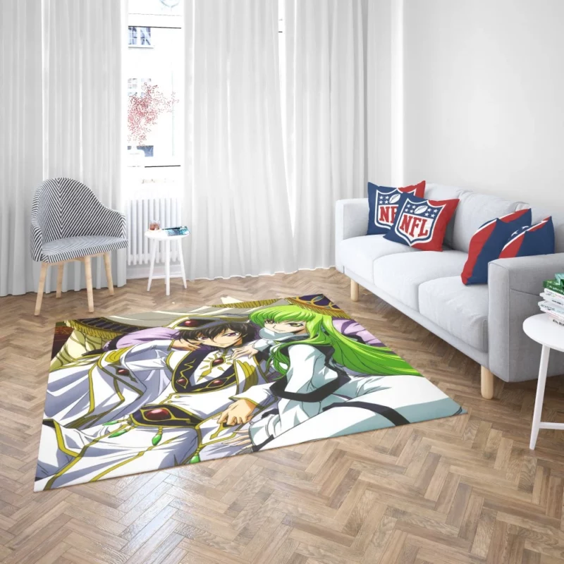 C.C. Lelouch & Suzaku Anime Rug 2