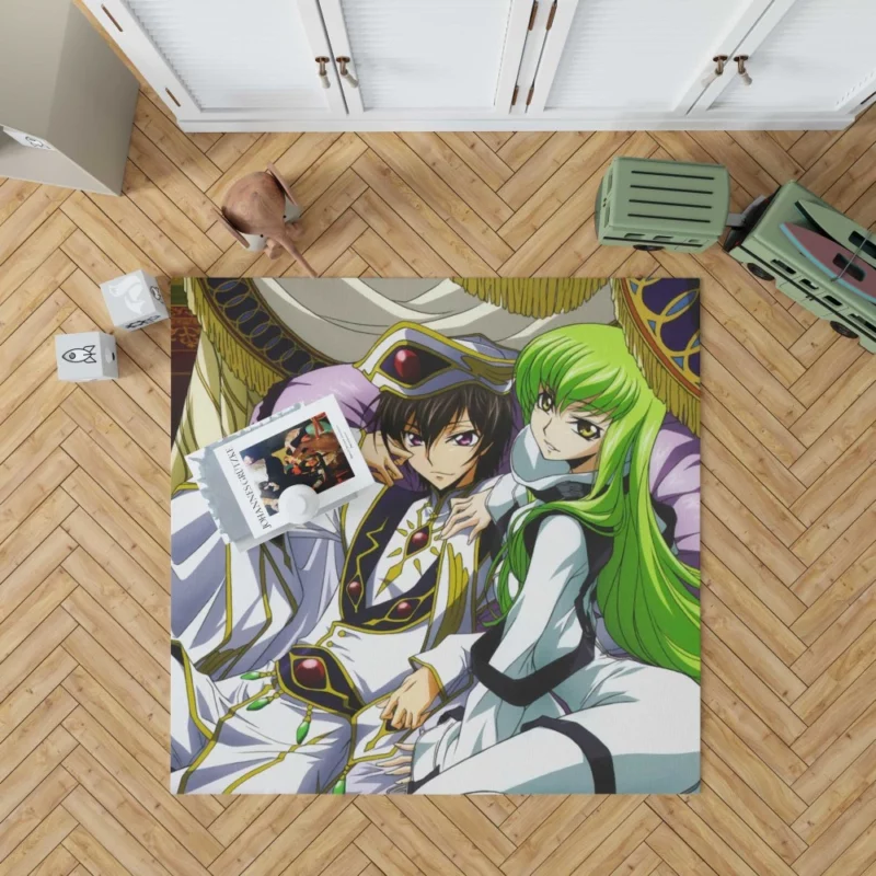 C.C. Lelouch & Suzaku Anime Rug