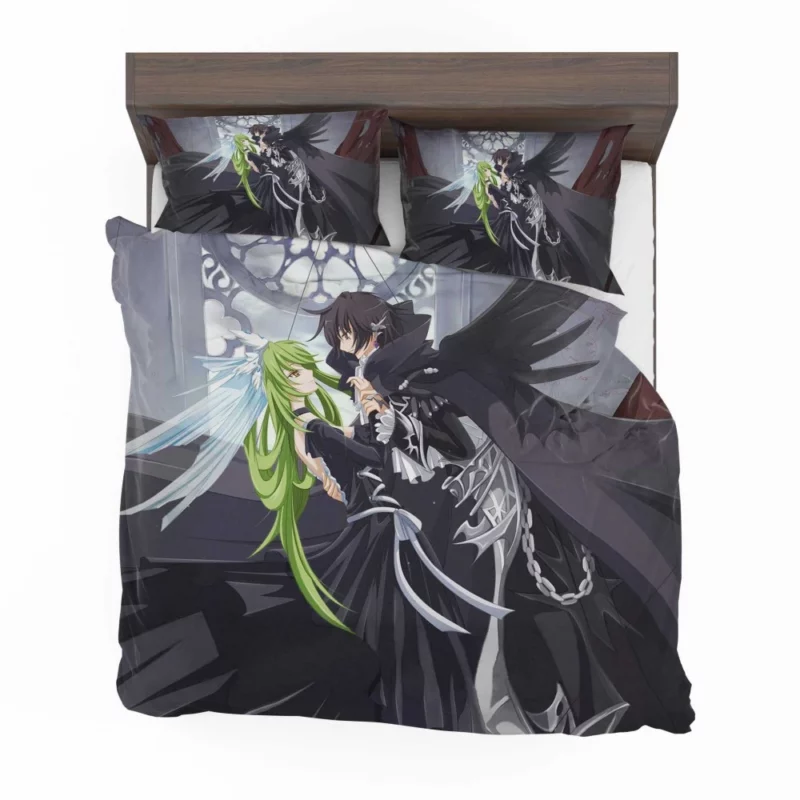 C.C. & Lelouch Unbreakable Bond Anime Bedding Set 1