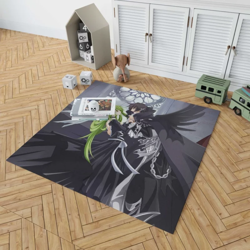 C.C. & Lelouch Unbreakable Bond Anime Rug 1