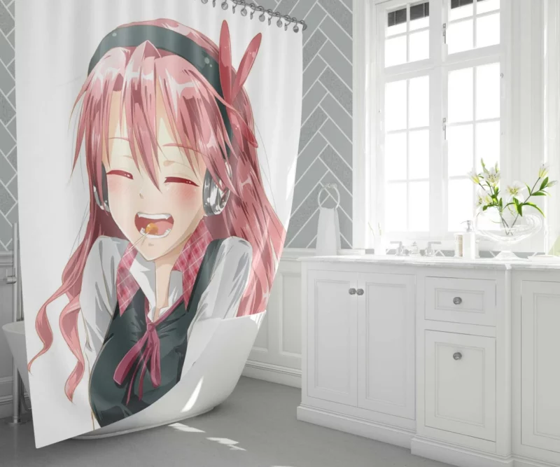 Chelsea Akame ga Kill Mysterious Sniper Anime Shower Curtain 1