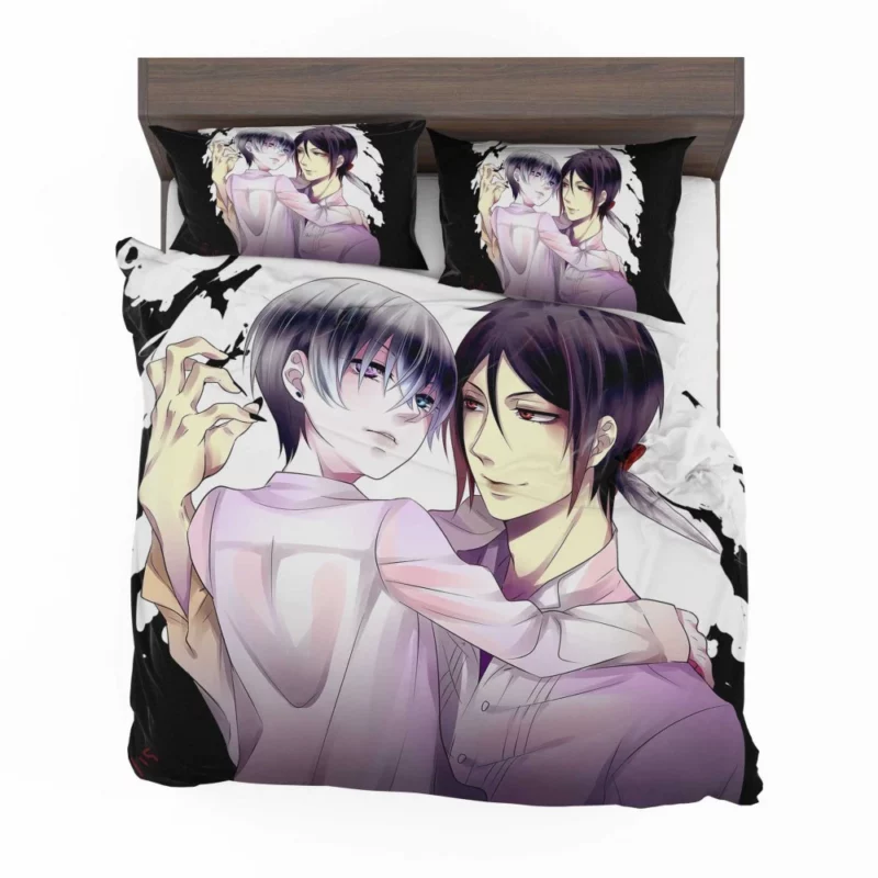 Ciel and Sebastian Dark Allure Anime Bedding Set 1