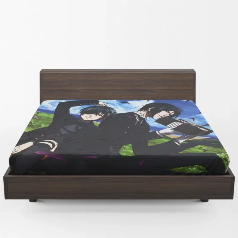 Ciel and Sebastian Unbreakable Bond Anime Fitted Sheet 1