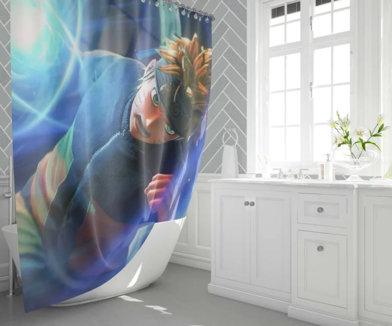 Clash of Heroes in Jump Force Anime Shower Curtain 1