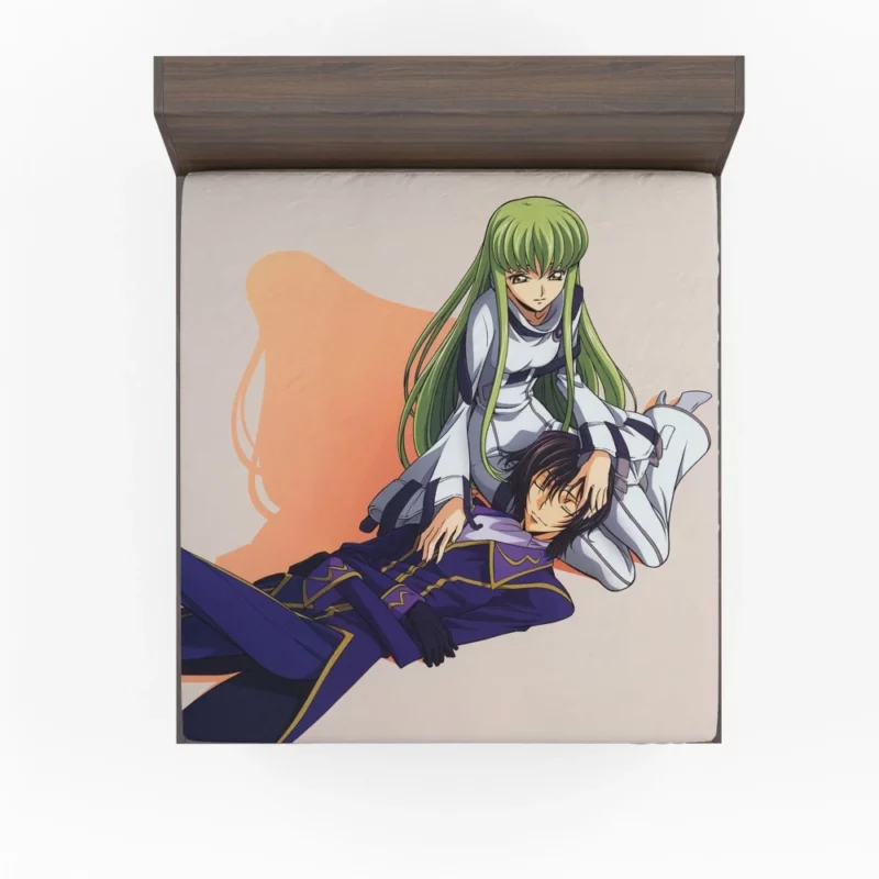 Code Geass C.C. & Lelouch Anime Fitted Sheet