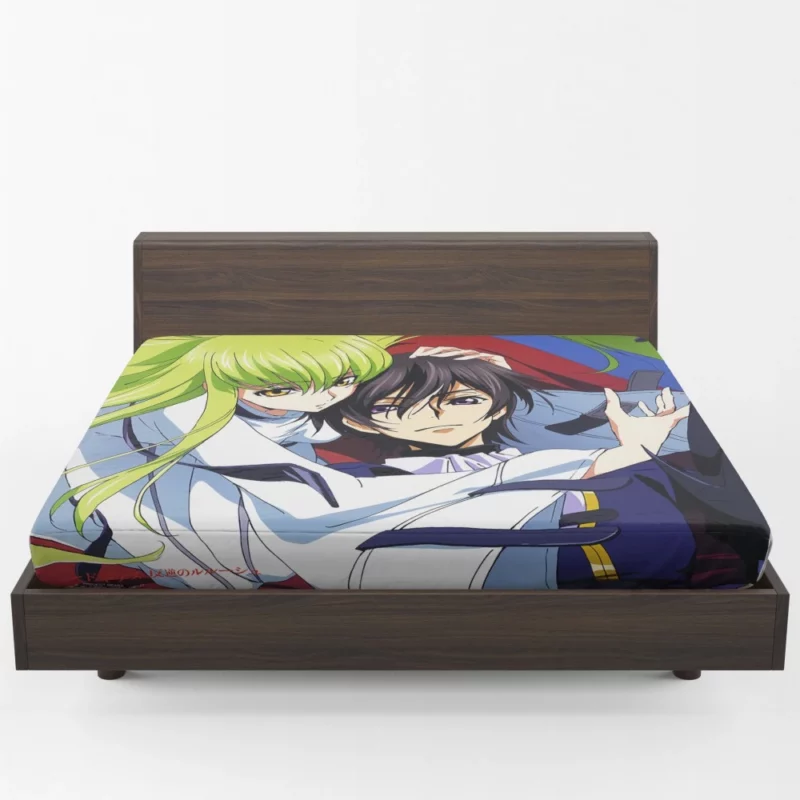 Code Geass C.C. Lelouch Connection Anime Fitted Sheet 1