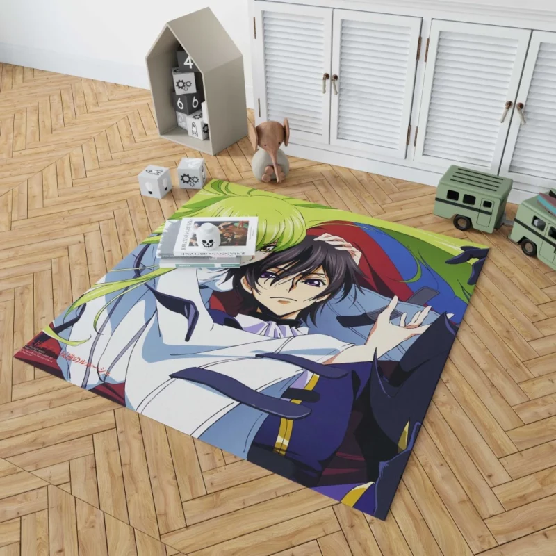 Code Geass C.C. Lelouch Connection Anime Rug 1