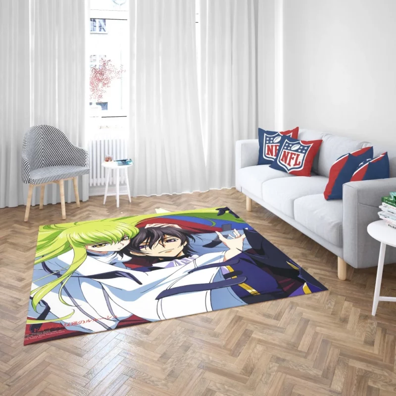 Code Geass C.C. Lelouch Connection Anime Rug 2