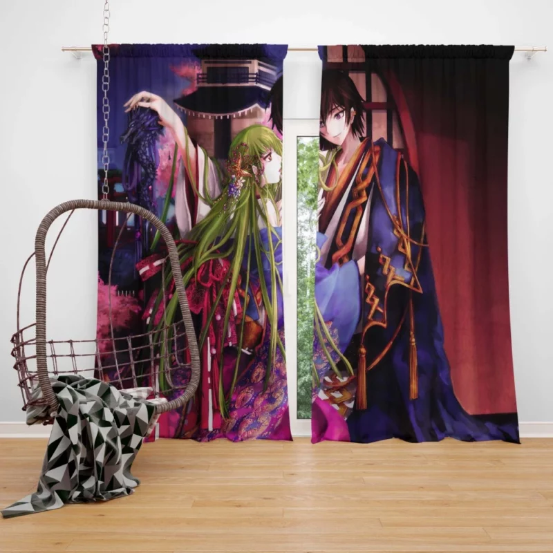 Code Geass Lelouch Journey Anime Curtain