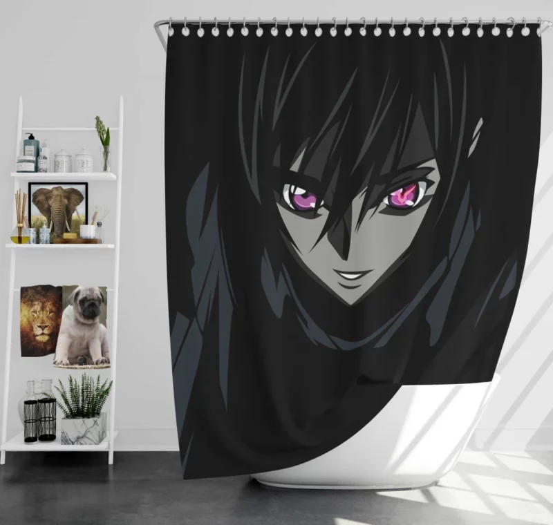 Code Geass Lelouch Lamperouge Anime Shower Curtain