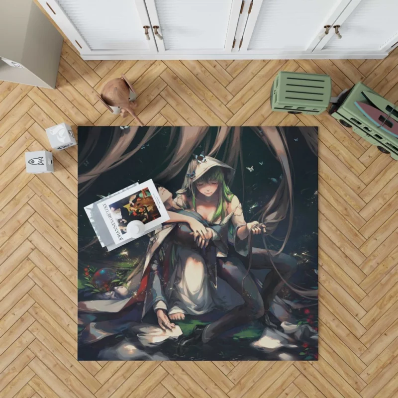 Code Geass Lelouch Lamperouge C.C. Anime Rug