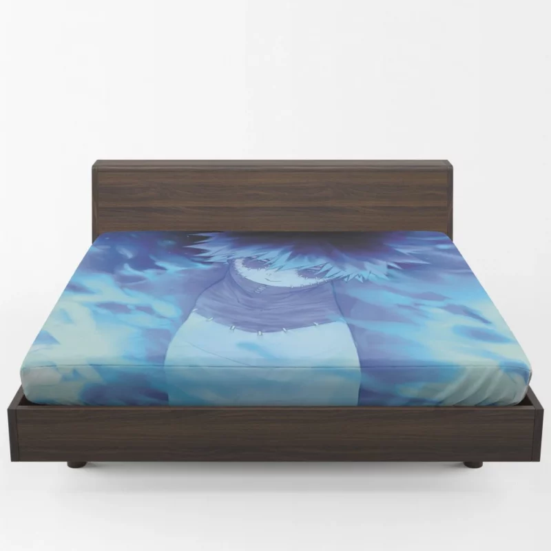 Dabi Fiery Persona in My Hero Academia Anime Fitted Sheet 1