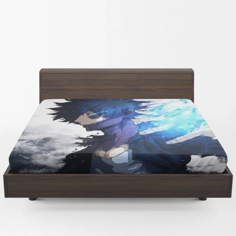 Dabi Flame-Wielding Villain Anime Fitted Sheet 1