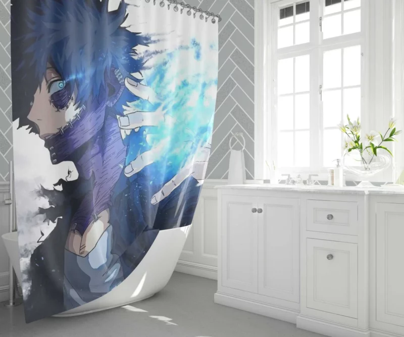 Dabi Flame-Wielding Villain Anime Shower Curtain 1