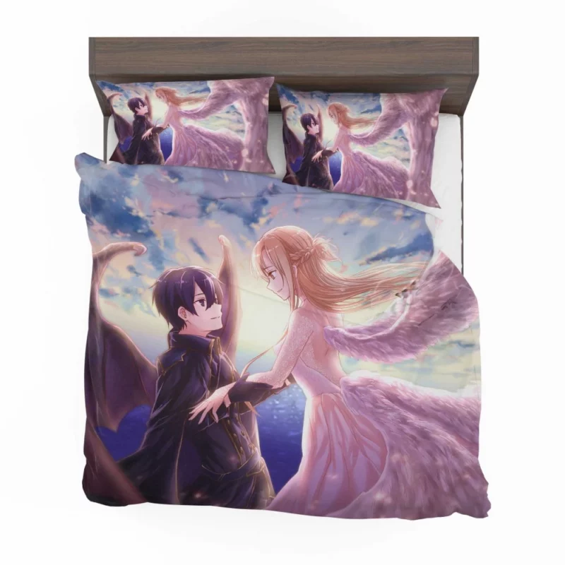 Dawn of Kirito and Asuna Journey Anime Bedding Set 1