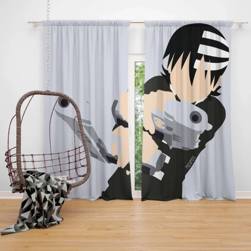 Death The Kid Soul Eater Anime Curtain