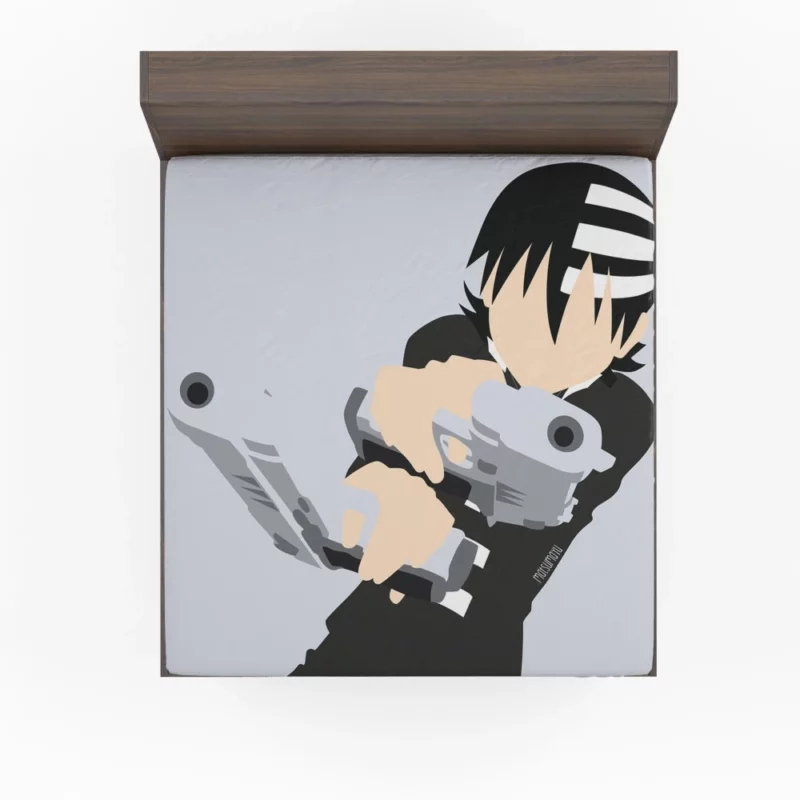 Death The Kid Soul Eater Anime Fitted Sheet