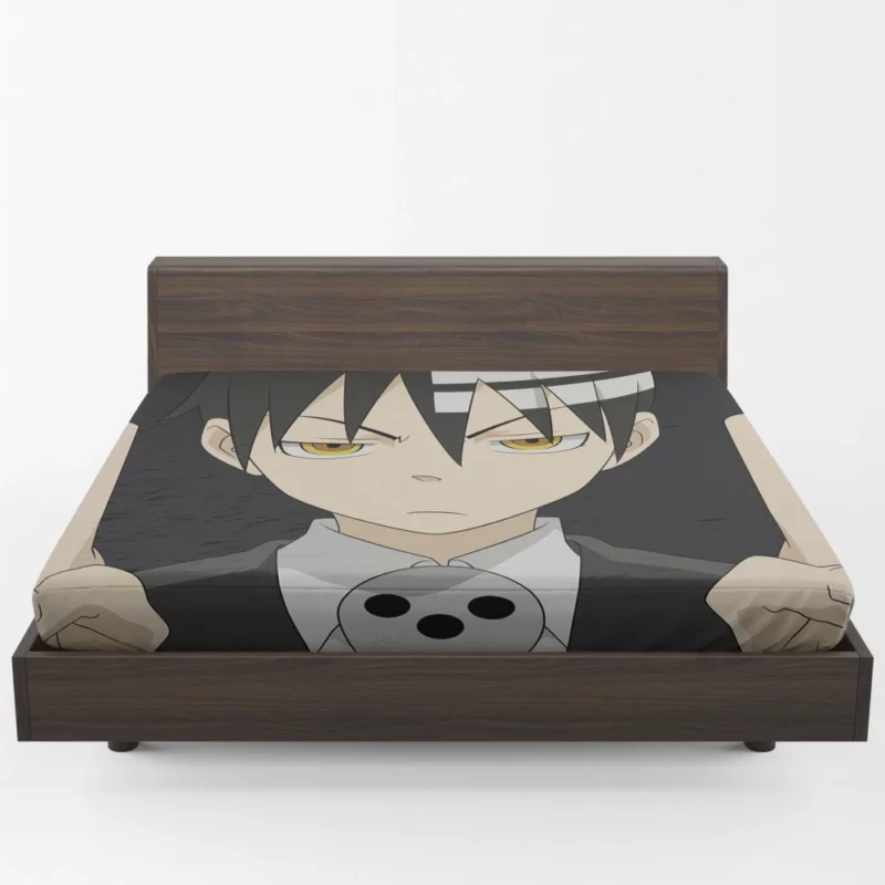 Death The Kid Symmetry Anime Fitted Sheet 1