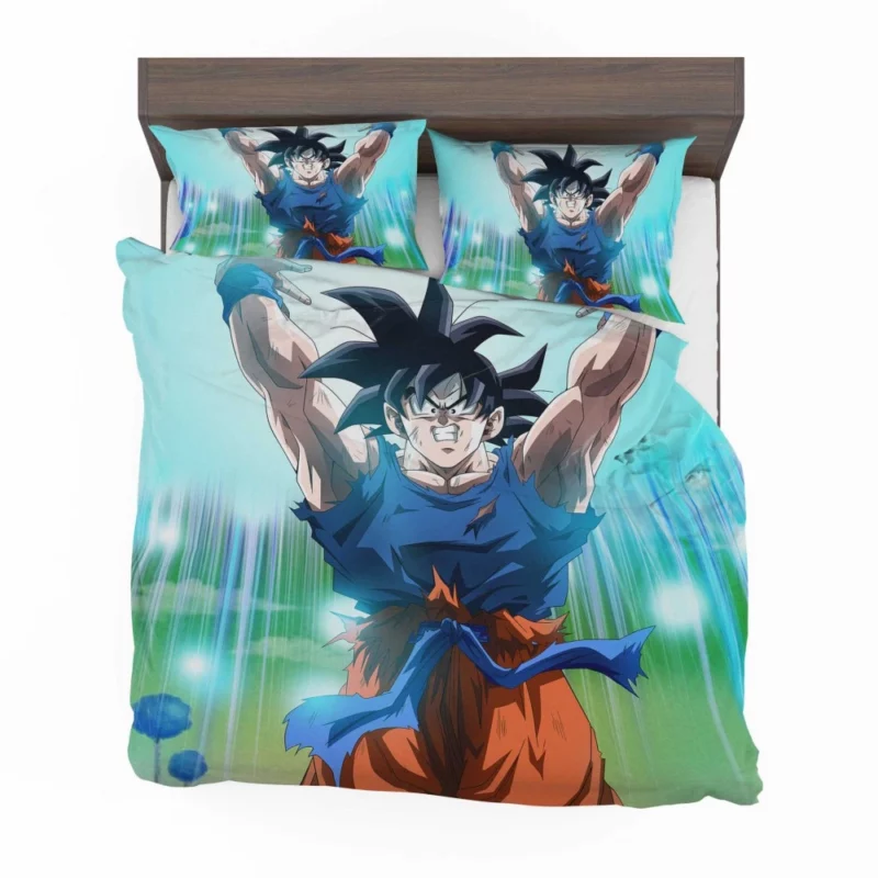 Defying Limits Goku Power Unleashed Anime Bedding Set 1
