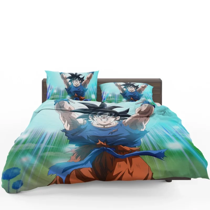 Defying Limits Goku Power Unleashed Anime Bedding Set