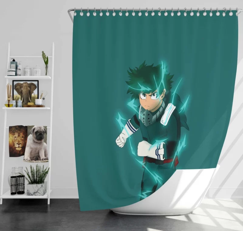 Deku - Boku no Hero Anime Shower Curtain