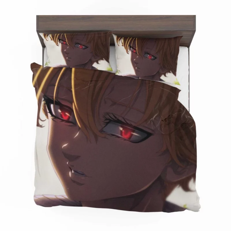 Demon Girl Meliodas Fiery Eyes Anime Bedding Set 1