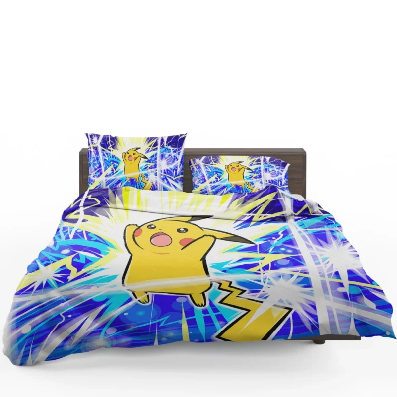 Detective Pikachu Coffee Break Anime Bedding Set