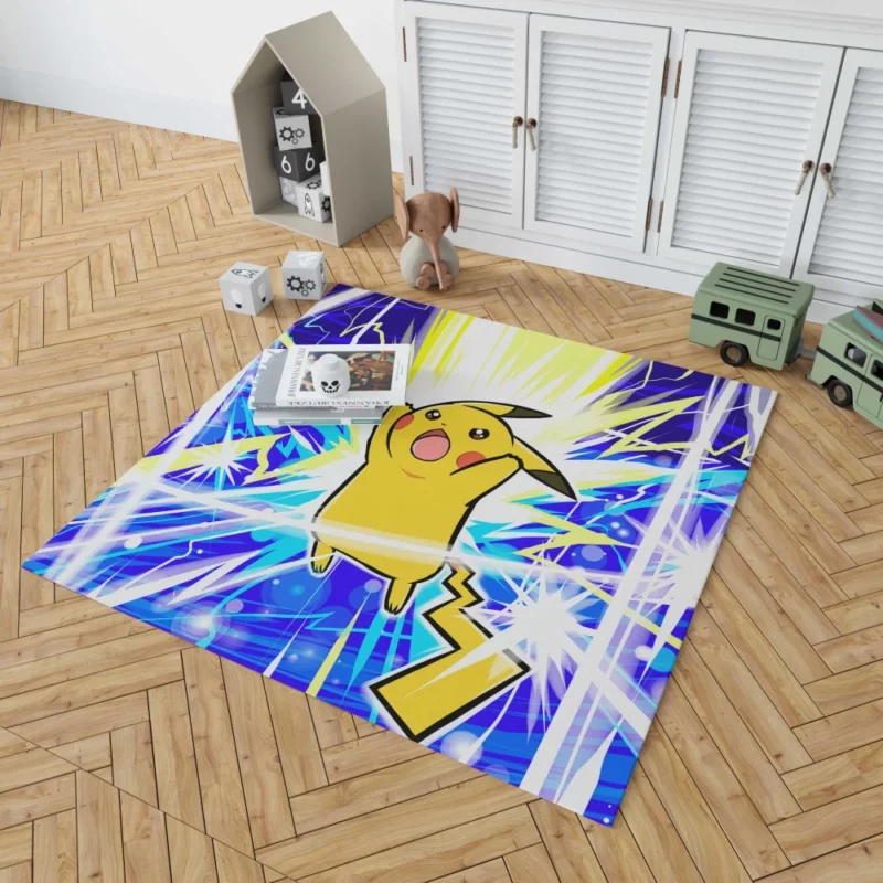 Detective Pikachu Coffee Break Anime Rug 1