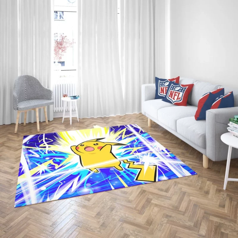 Detective Pikachu Coffee Break Anime Rug 2