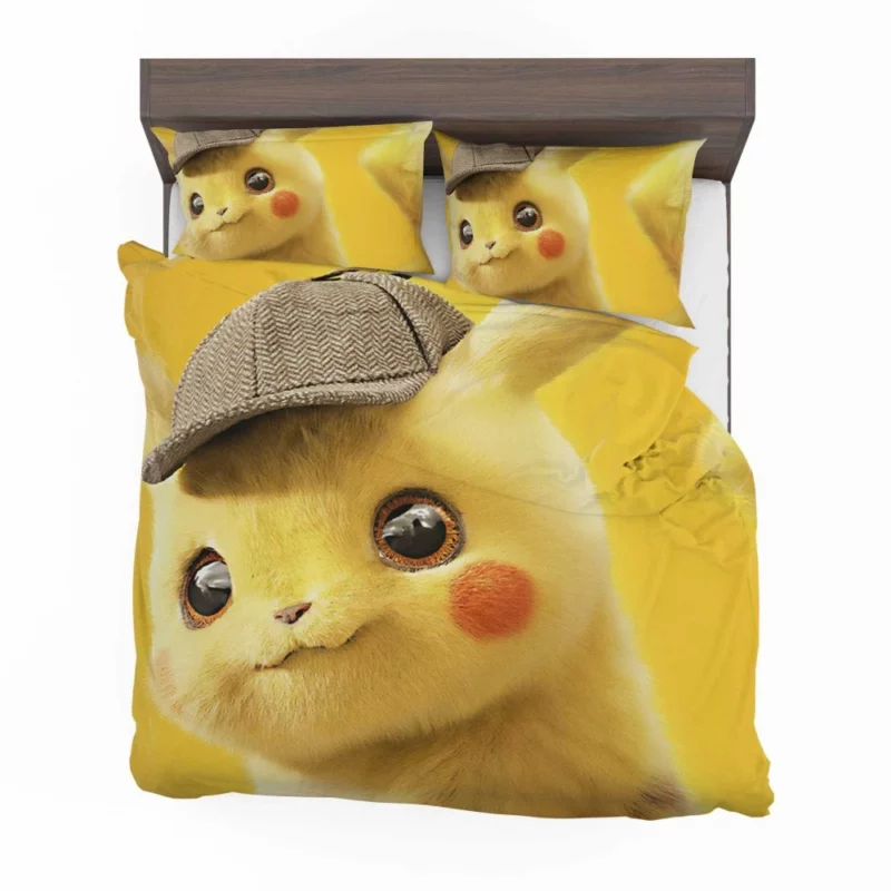 Detective Pikachu Coffee Moments Anime Bedding Set 1
