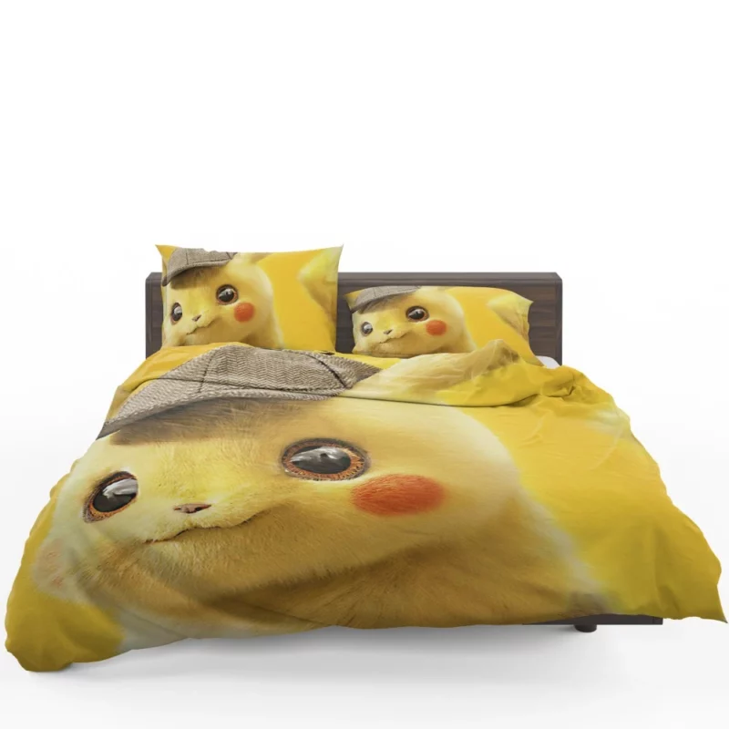 Detective Pikachu Coffee Moments Anime Bedding Set