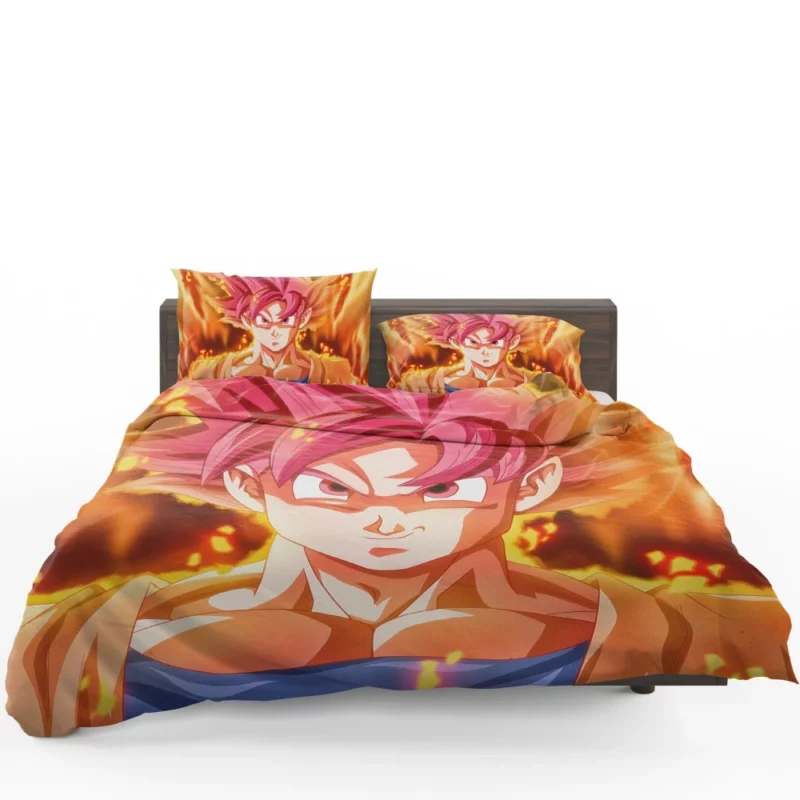 Dragon Ball Super Godku Rises Anime Bedding Set