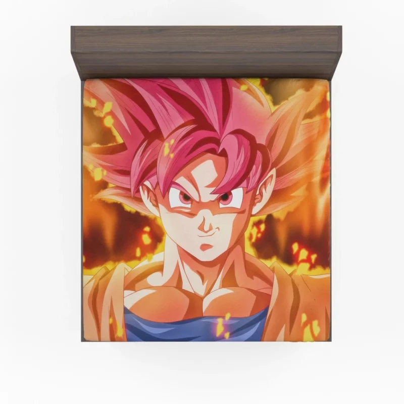 Dragon Ball Super Godku Rises Anime Fitted Sheet