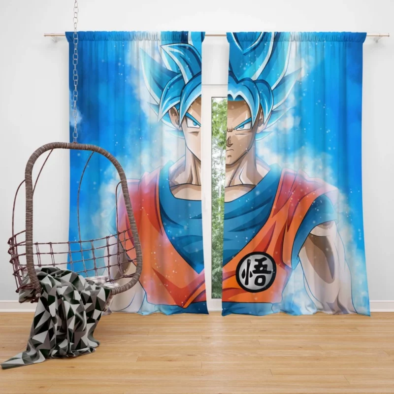 Dragon Ball Super Goku Anime Curtain