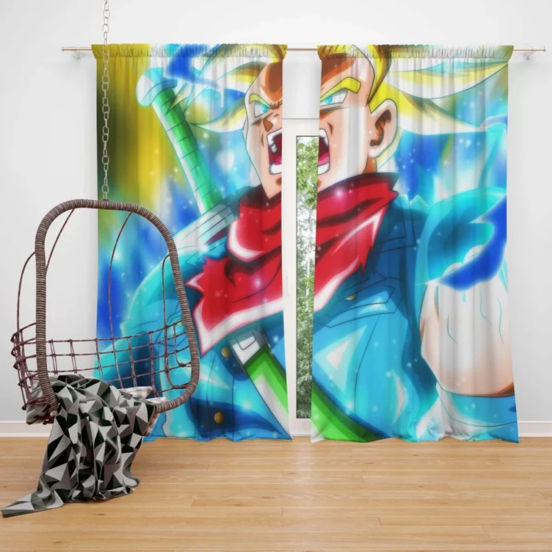 Dragon Ball Super Trunks Story Anime Curtain