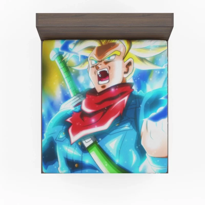 Dragon Ball Super Trunks Story Anime Fitted Sheet