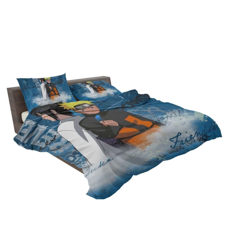 Dynamic Duo Naruto and Sasuke Anime Bedding Set 2