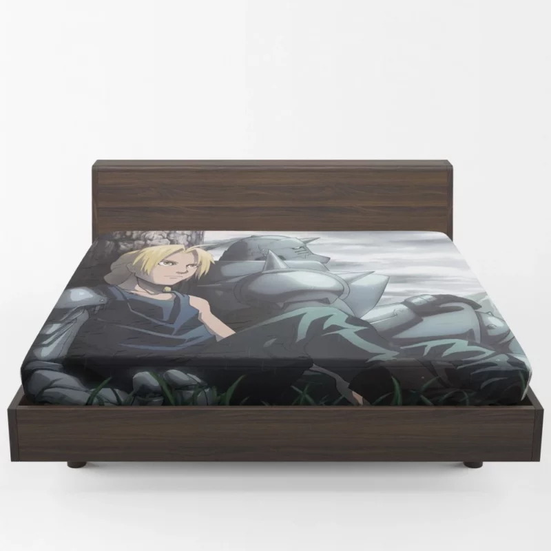 Edward & Alphonse Adventure Anime Fitted Sheet 1