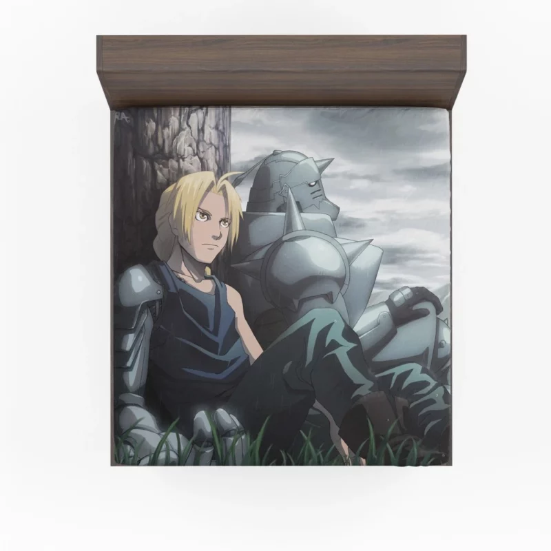 Edward & Alphonse Adventure Anime Fitted Sheet