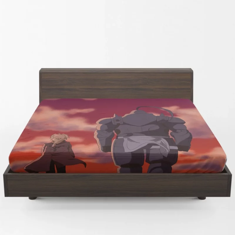 Edward & Alphonse Quest Anime Fitted Sheet 1