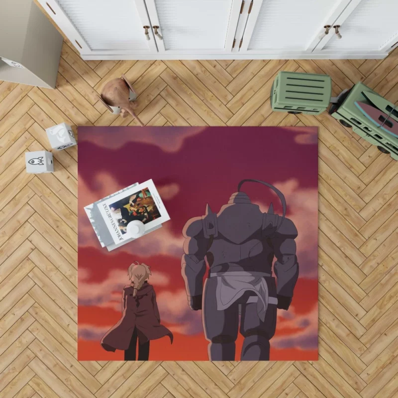 Edward & Alphonse Quest Anime Rug