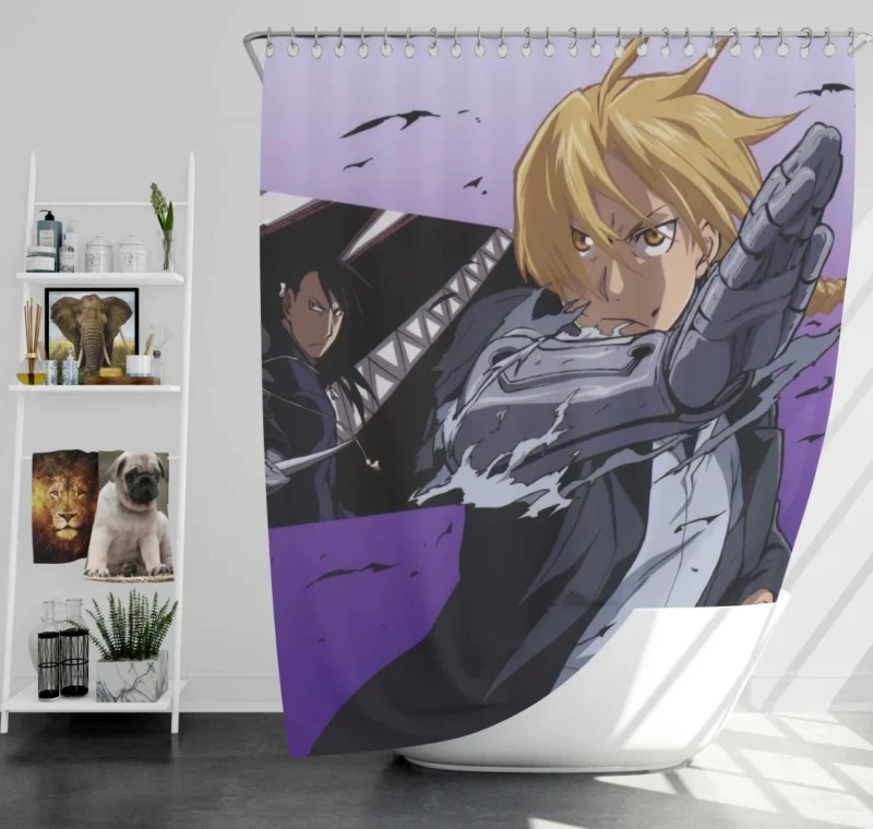 Edward & Alphonse Story Anime Shower Curtain