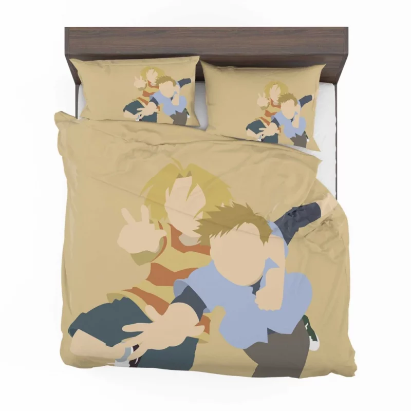 Edward & Alphonse Unbreakable Bond Anime Bedding Set 1