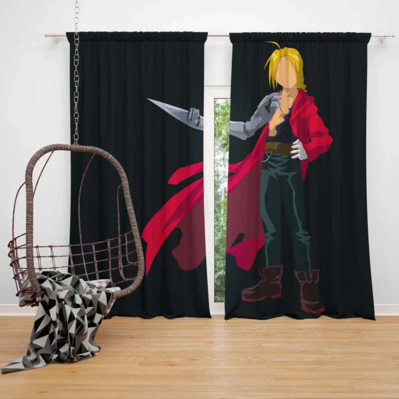 Edward Elric Alchemical Impact Anime Curtain