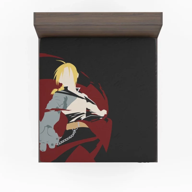 Edward Elric Alchemical Journey Anime Fitted Sheet