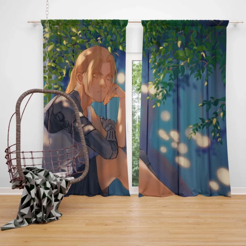 Edward Elric Alchemical Legacy Anime Curtain