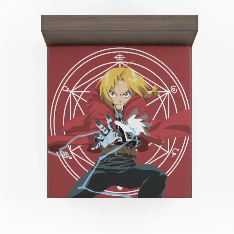 Edward Elric Alchemical Path Anime Fitted Sheet