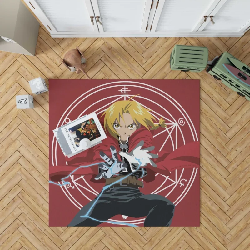 Edward Elric Alchemical Path Anime Rug