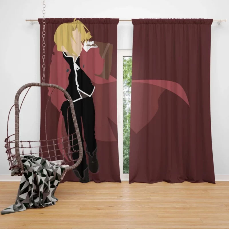 Edward Elric Alchemical Quest Anime Curtain